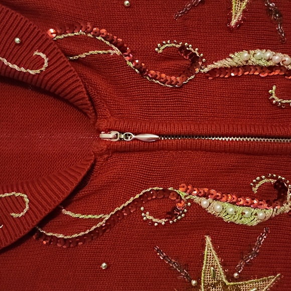 C.B. Collections Holiday Sweater Vest - Picture 4 of 6